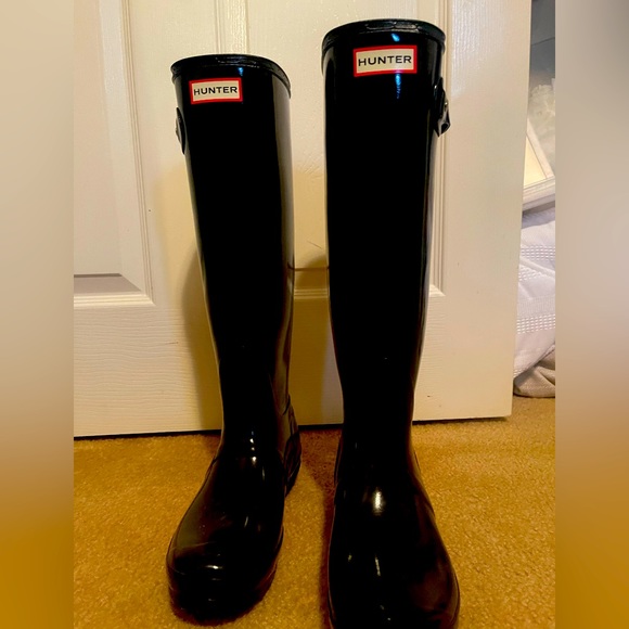 Hunter high boots almost new - Picture 1 of 4